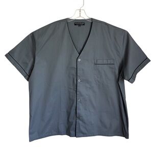 Men's Gray Short Sleeve SleepShirt Cozy Size 2XL